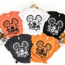 Spooky Season, Disney Mickey Boo Pumpkin Shirt, Halloween Party