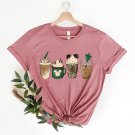 Mickey Mouse, Disney Leopard Pattern Coffee Shirt, Disneyland Trip Shirt