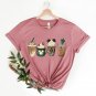 Mickey Mouse, Disney Leopard Pattern Coffee Shirt, Disneyland Trip Shirt