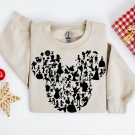 Walt Disney Shirt, Disney Characters Sweater, Disney Princesses Sweater