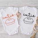 Babies Thanksgiving Onesie, Cutie Pie Baby Onesie Shirt, Baby Shirts