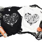 Spooky Season, Cute Halloween Heart Shirt, Ghost