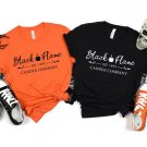 Sanderson Sisters Shirt, Black Flame Candle Company Shirts, Spooky Season