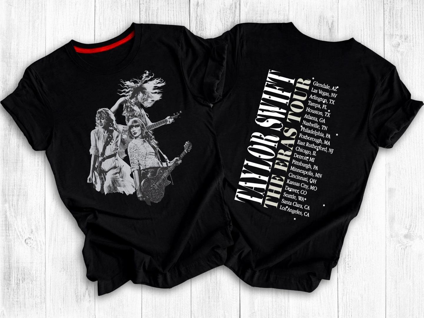 The Eras Tour Shirt Both Sides For Real Fans