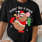 Looking Like A Snack, Cute Gus Gus Christmas, Disney Family Christmas Shirt, Cinderella Shirt