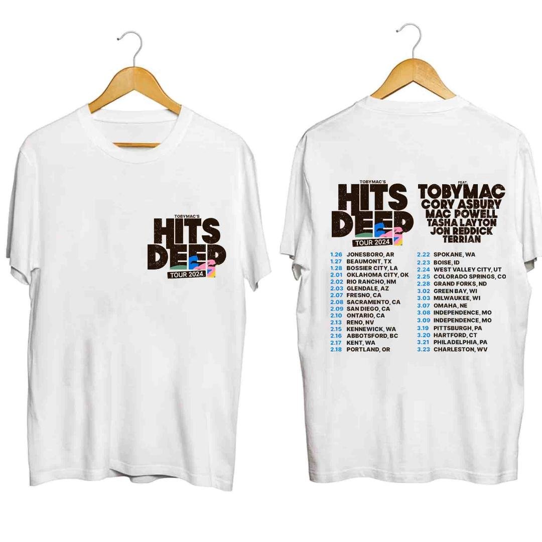 TobyMac Fan Shirt, TobyMac Hits Deep Tour 2024 Shirt, Rapper TobyMac 2024 Concert Shirt