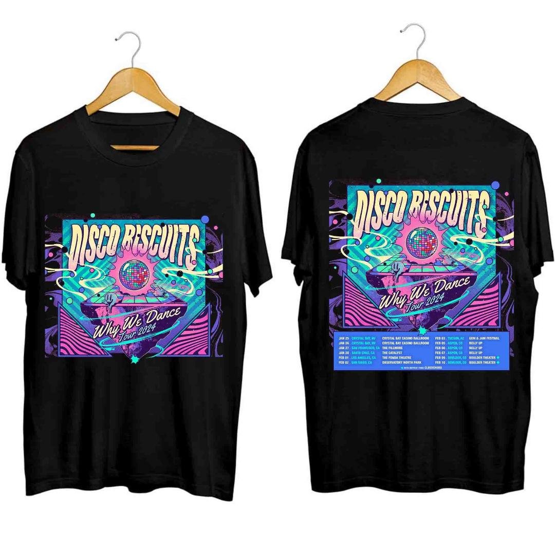 Disco Biscuits Band Fan Shirt, The Disco Biscuits 2024 Tour Shirt