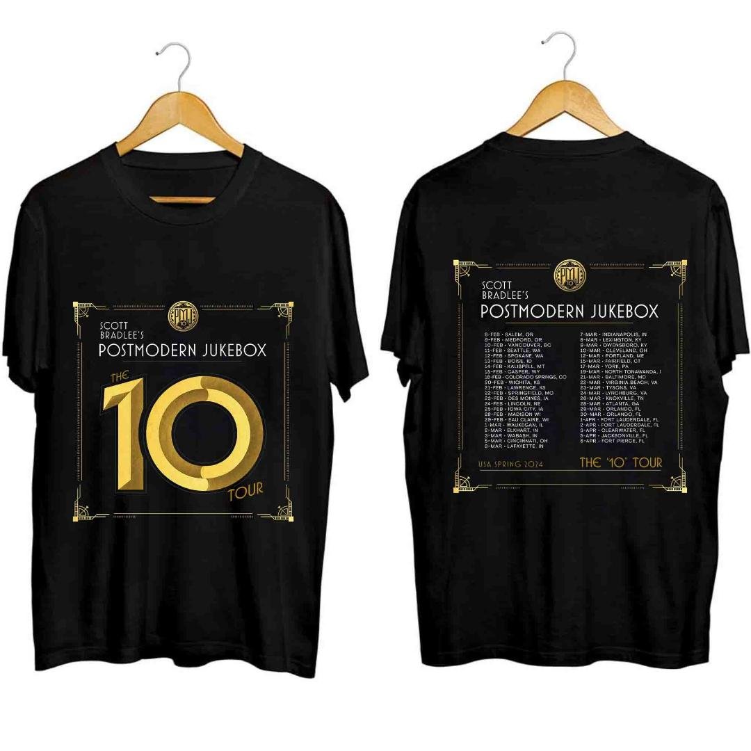 Postmodern Jukebox Band Fan Shirt, Postmodern Jukebox US Spring 2024 Tour Shirt