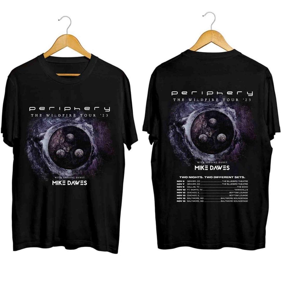 Periphery Band Fan Shirt, Periphery The Wildfire Tour 2023 Shirt, Periphery 2023 Concert Shirt