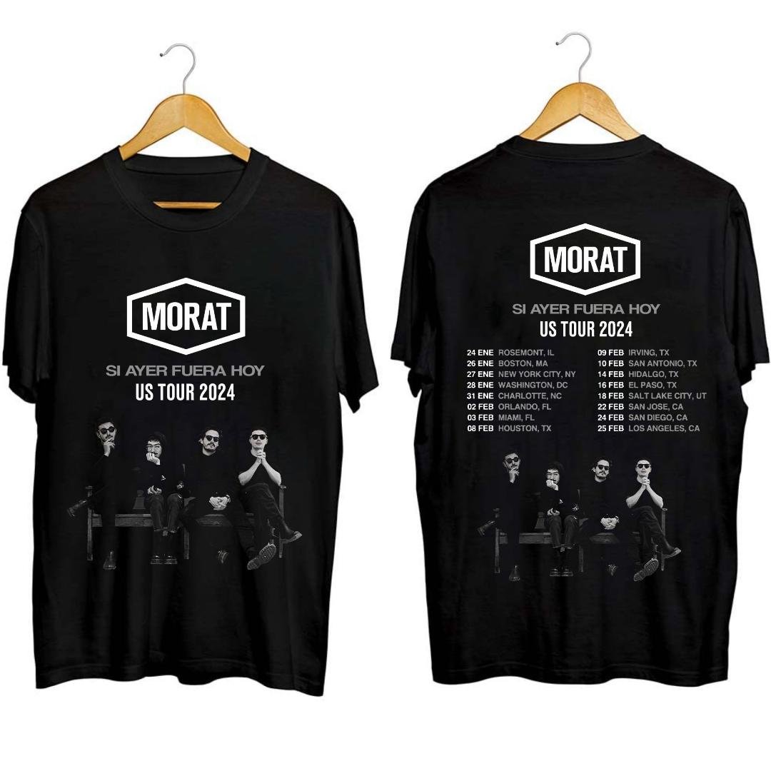 Morat Band Fan Shirt, Morat Si Ayer Fuera Hoy US Tour 2024 Shirt, Morat 2024 Concert Shirt