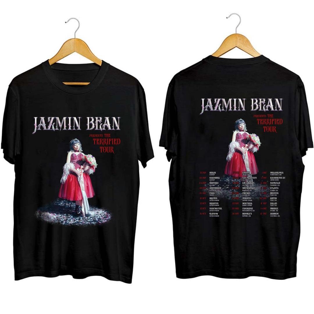Jazmin Bean Fan Shirt, Jazmin Bean The Terrified Tour 2023 Shirt, Jazmin Bean 2023 Concert Shirt