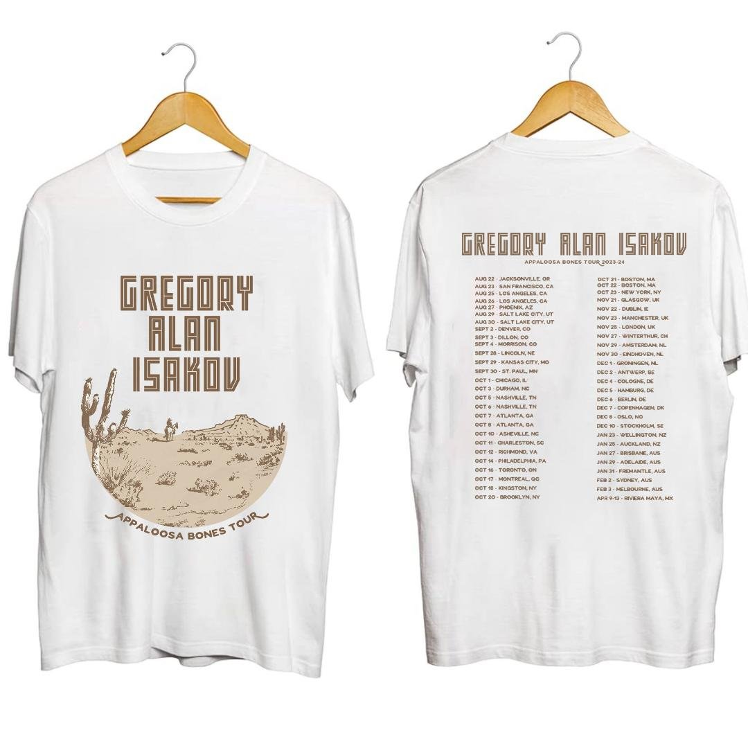 Gregory Alan Isakov Fan Shirt, Gregory Alan Isakov Appaloosa Bones Tour 2023 Shirt