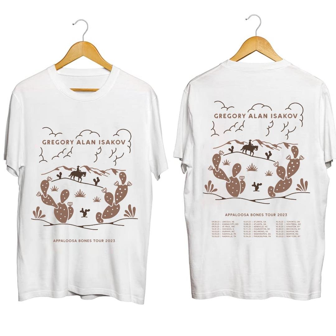 Gregory Alan Isakov Fan Shirt, Gregory Alan Isakov Appaloosa Bones Tour 2023 Shirt