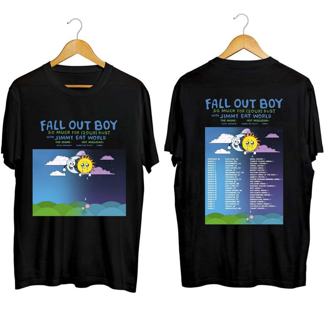 Fall Out Boy Band Fan Shirt, Fall Out Boy Shirt, So Much For Stardust Tour 2024 Shirt