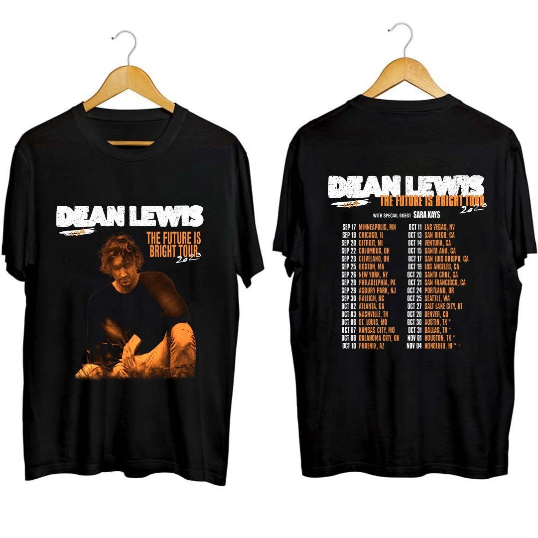 Dean Lewis Fan Shirt, Dean Lewis The Future is Bright Tour 2023 Shirt