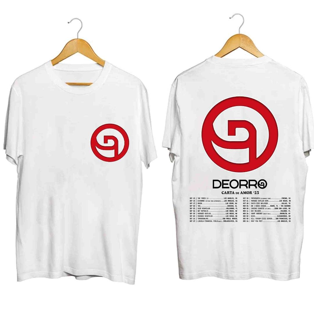 Deorro Fan Shirt, Deorro Carta De Amor 23 Tour Shirt, Deorro 2023 Concert Shirt