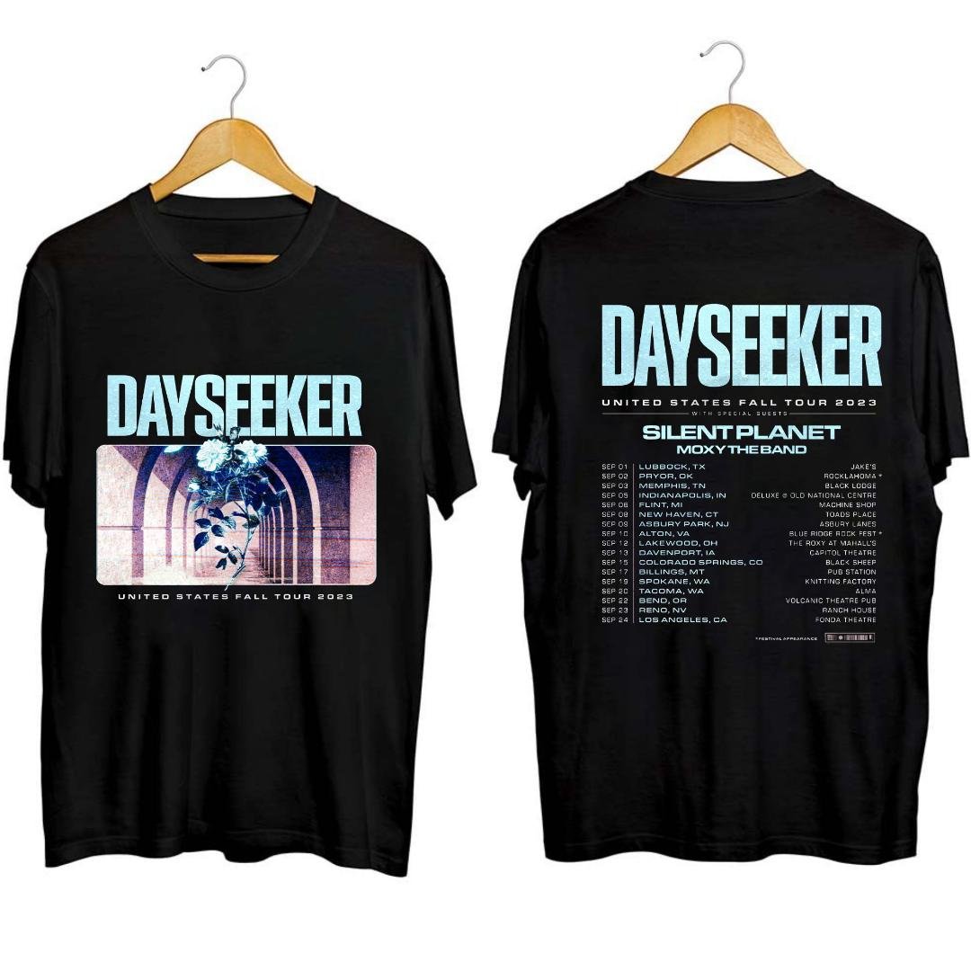 Dayseeker Band Fan Shirt, Dayseeker Fall Tour 2023 Shirt, Dayseeker 2023 Concert Shirt