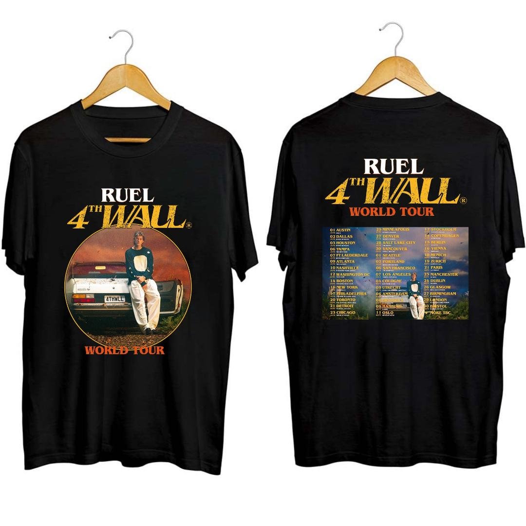 Ruel 4th Wall World Tour 2023 Shirt, 4th Wall Album, Ruel 4th Wall Merch