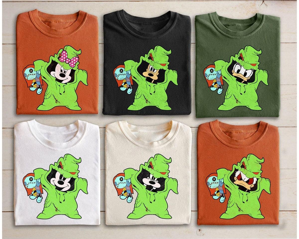 Oogie Boogie Mickey Minnie Shirt, Oogie Boogie Shirt, Disney Couple Shirt, Mickey Halloween Shirt