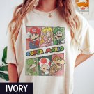 Nintendo Super Mario T-shirt Princess Peach Shirt Vintage Super Mario And Luigi Tee Mario Kid Shirt