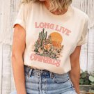 Western Tshirt, Long Live Cowgirls Shirt, Rodeo Shirt