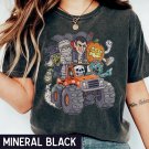 Halloween Skeleton Zombie Monster Truck Vampire Boys Kids T-Shirt