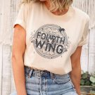 Basgiath War College Shirt, Fourth Wing Embroidered Shirt, Rebecca Yoros