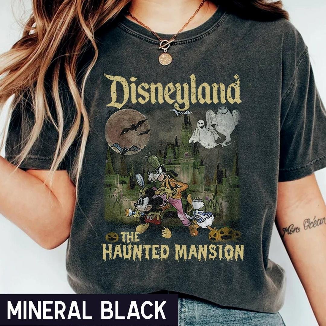 Halloween Tshirt, Disneyland Mickey Haunted Mansion Shirt, Disney Trip Tee, Halloween Gift