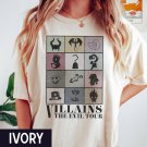 Villains Shirt, Disney Villain Eras Tour Shirt, Disney Villains Tour Two-sided Shirt