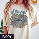 Lilo and Stitch, Disney Stitch Ohana Shirt, Ohana Means Shirt, Floral Disney Shirt, Hawai Shirt