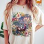 Disney Princess Shirt, Retro Vintage Disney Tangled Rapunzel Floral Shirt