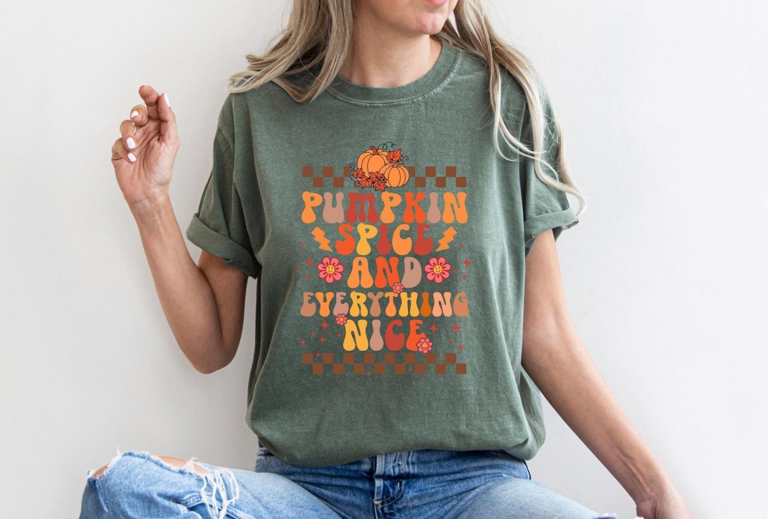 Pumpkin Latte Shirt, Pumpkin Spice and Everything Nice Shirt, Fall Coffee shirt, Fall Shirt, Autumn