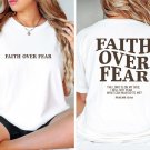 Faith Over Fear Christian Shirt,Jesus Shirts,Trendy Shirt,Bible Verse Shirt ,Aesthetic Clothes