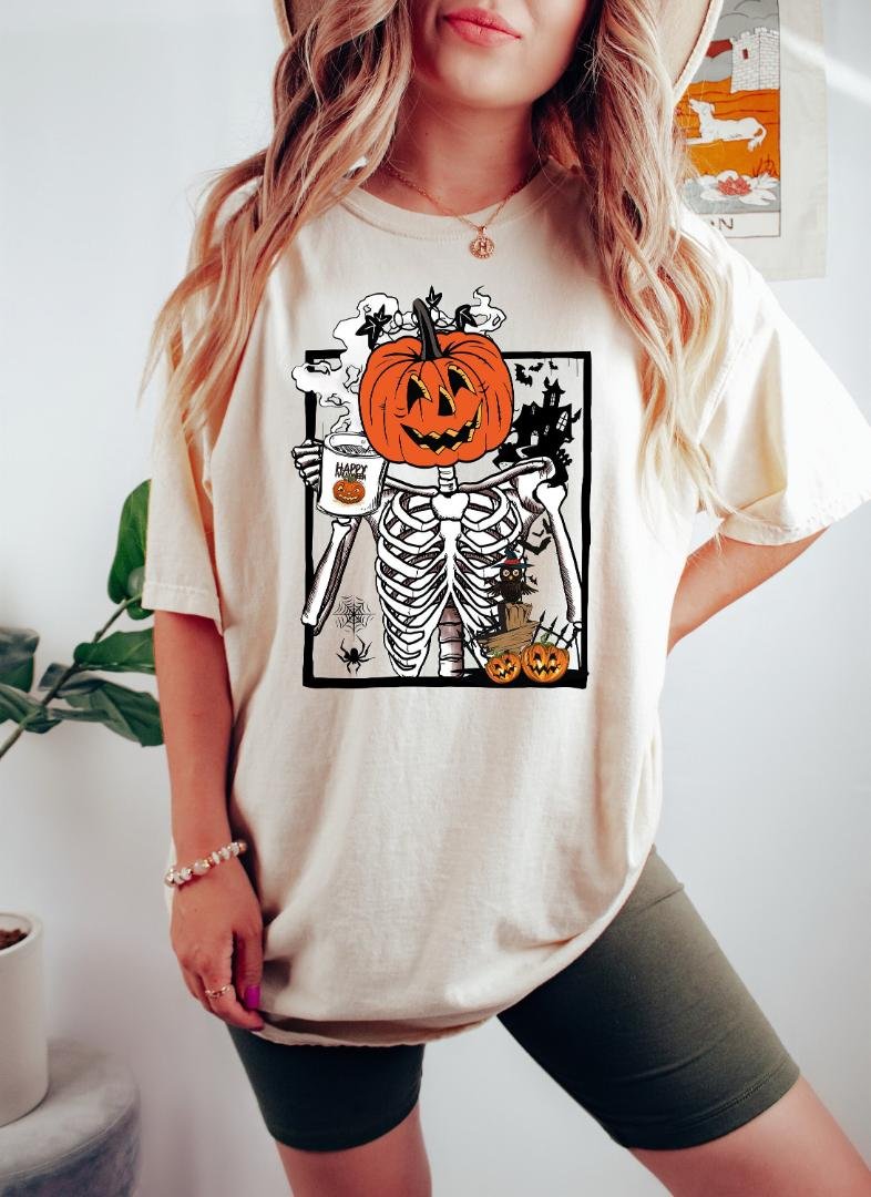 Halloween Shirt, Halloween shirt, Funny Skeleton shirt, Witch Shirt, Fall Shirt