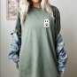 Spooky Season, Cute Ghost Coffee Halloween Shirt,Women Ghost Tee