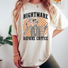 Skeleton Halloween Shirt, Funny Halloween shirt, Coffee Fall Shirt