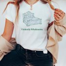Violently Wholesome Shirt Ironic Shirt Coquette Clothing Light Academia Shi