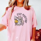 Stay Positive Funny Mental Health Shirt Shark Shirt Depression Shirt Positi