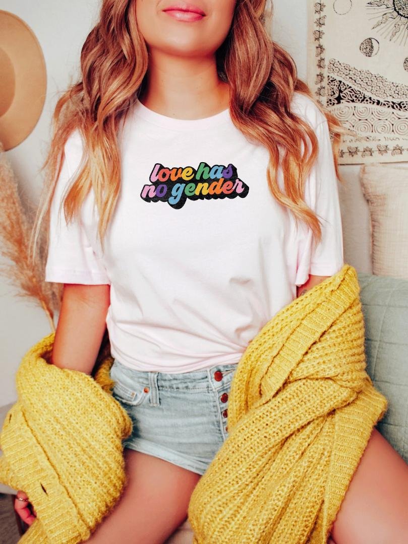 Queer Shirt LGBTQ Shirt Pride Shirt Lesbian Shirt, Love Has No Gender Shirt