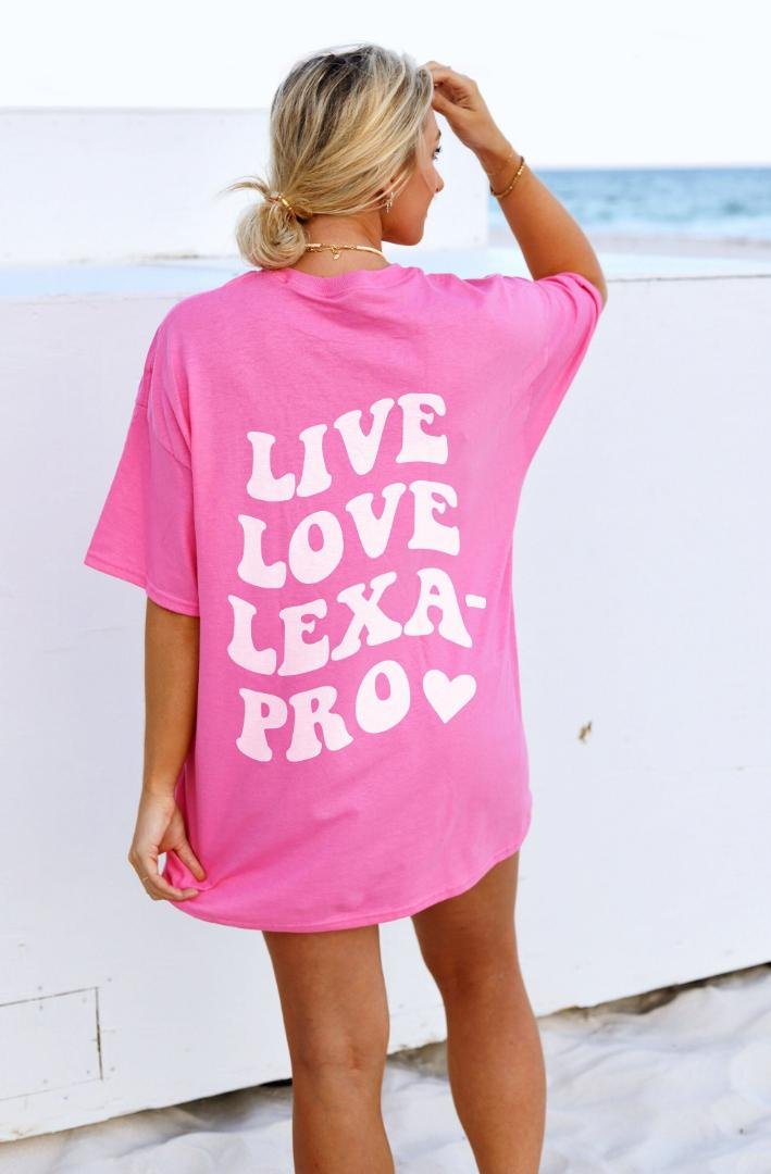 Live Love Lexapro Funny Mental Health Shirt Depression Shirt Anxiety Shirt