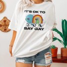 Protect Trans Kids Gay Pride Shirt lgbtq Shirt T, Its Okay to Say Gay Shirt