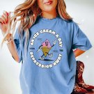 Ice Cream Keeps The Depression Away Mental Health Shirt Trendy Clothing Dep
