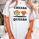 Cheers Queers Funny Pride Shirt Protect Trans Kids LGBTQ Shirt Pride Month