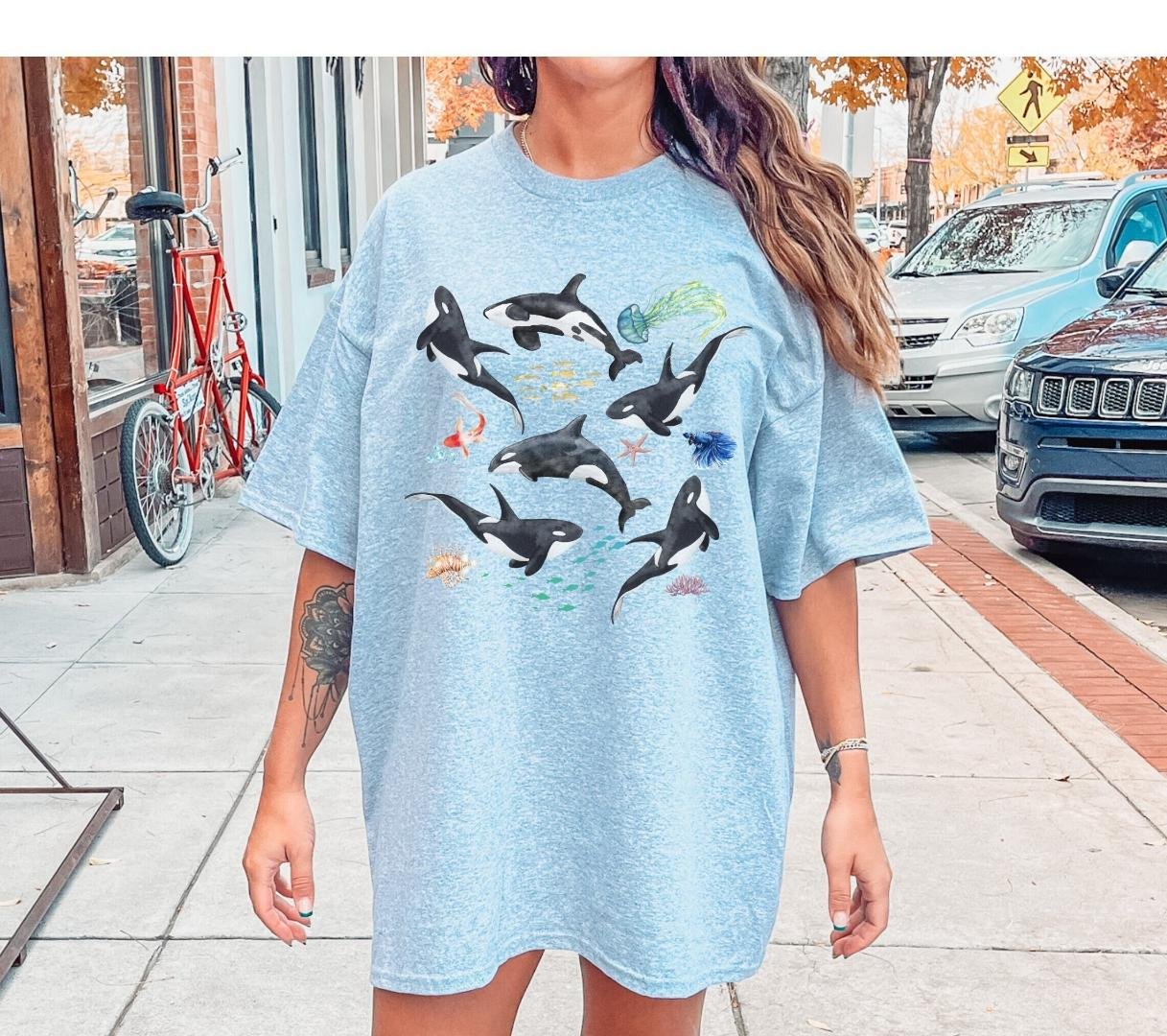 Sealife T shirt, Ocean Explorer Shirt, Save the Whales Shirt, Nostalgic 90s