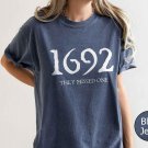 Vintage Salem 1692 Shirt, 1692 They Missed One Comfort Color Shirt, Retro Salem Massachusetts Shirt