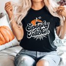 Halloween Gift, Retro Spooky Teacher Shirt, Gift For Her, Trendy Shirt
