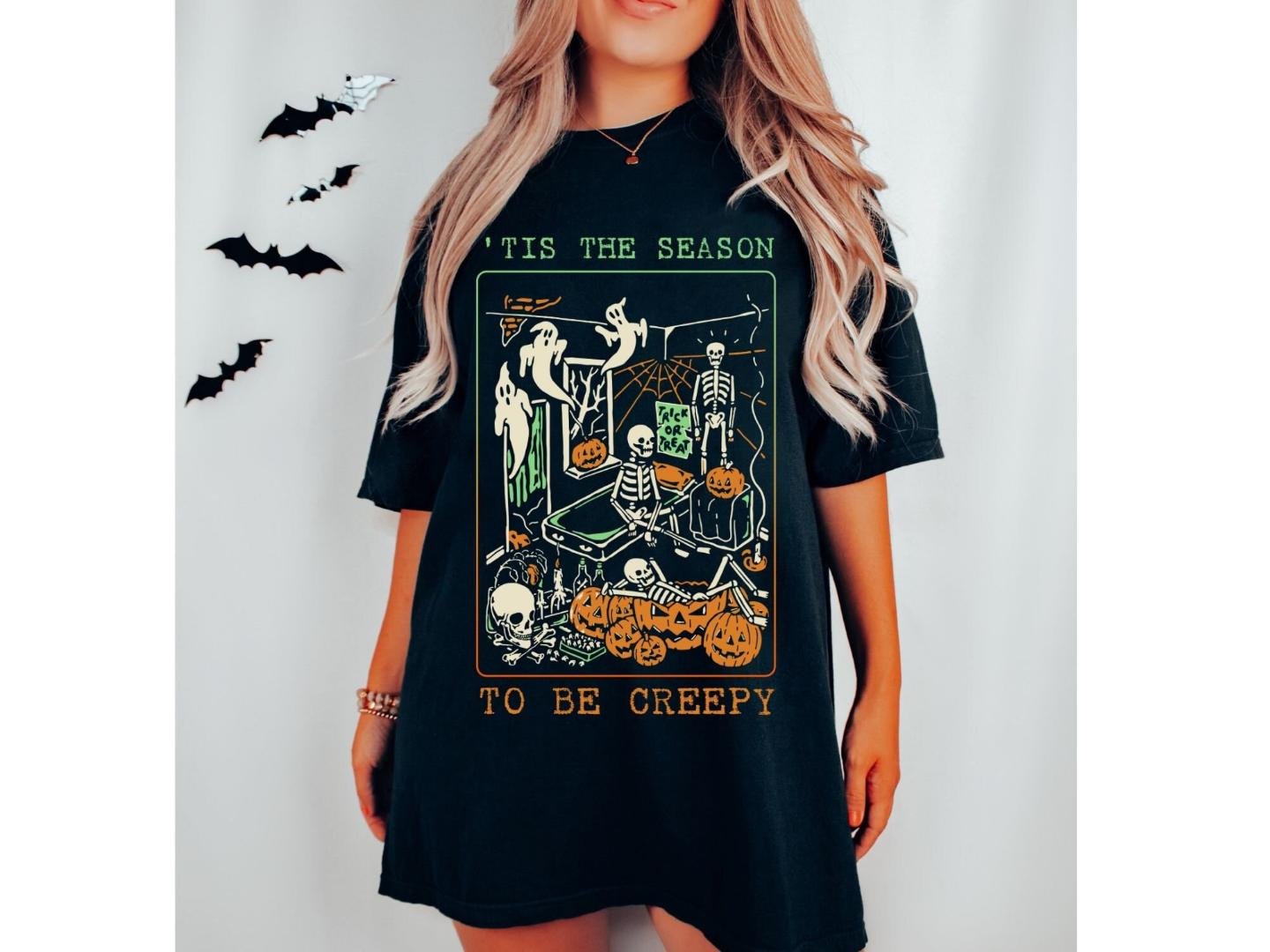 Sp, ,This the Season To be Creepy Shirt,Halloween Shirt