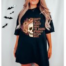 Cute Fall Shirt, ,Skull Halloween Shirt,Trendy Shirts, G