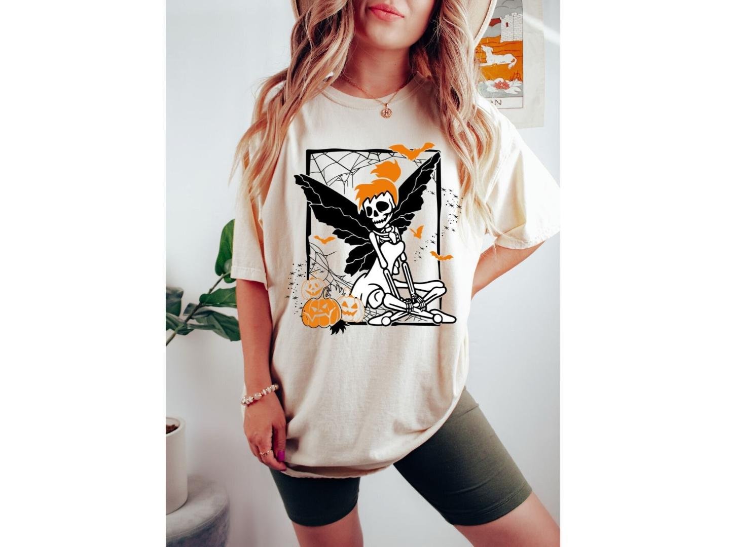 Vintage Halloween,Pumpk, ,Skeleton Witch Halloween Shirt
