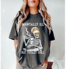 Hal, ,Skeleton Drinking Coffee Shirt,Spooky Season Shirt